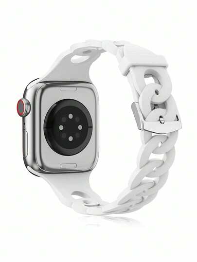 1 pieza Correa de reloj de silicona con estilo compatible con IWatch de 49mm, 46mm, 45mm, 44mm, 42mm, 41mm, 40mm, 38mm, correa de reloj inteligente mate duradera compatible con Apple Watch Series Ultra 3/2/1 11 10 9 8 7 SE3 6 5 4 3 2 1, accesorios de correa de reloj deportiva unisex con diseño de superficie texturizada