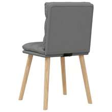 vidaXL Esszimmerstühle 4 Stk. Dunkelgrau Stoff - Grigio - Visualizzare 6