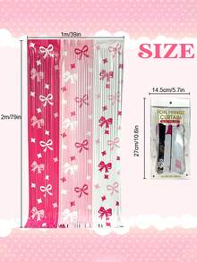 قطعتان شريط ألومنيوم وردي على شكل فراشة مع شرائط معدنية، خلفية للصور الحفلات، ديكور عيد الحب، إكسسوار حفلة رومانسية - متعدد الألوان - مشاهدة 8