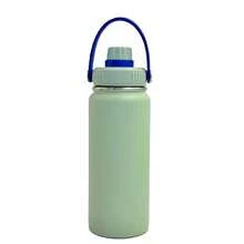 1 pieza Botella de agua de 600ml, Botella de agua deportiva, Vaso aislado al vacío de doble pared de acero inoxidable original, Taza, Taza para beber de viaje y al aire libre, Taza para fitness y deportes al aire libre, Taza de fondo plano, Taza para el coche, Vajilla para verano e invierno, Regalo para vacaciones - Multicolor - Ver 16