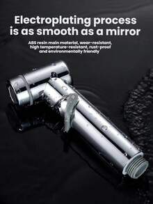 (3-Piece Set) Toilet Bidet Sprayer, Faucet Bidet Sprayer, Bathroom Handheld Bidet Sprayer With 59in High-Density Hose And Built-In Holder