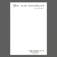 20pcs Minimalist Floral Wrapping Paper With English Text, Flower Bouquet Packaging Paper, White Kraft Paper - Multicolor - View 9