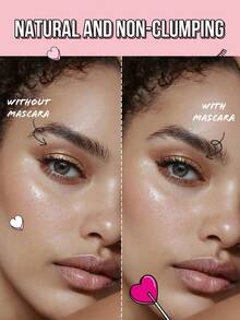 MISSLYN 防水睫毛膏，防汗，浓密纤长，持久显色，浓黑睫毛膏，防水防晕染，浓密卷翘，纯素无动物实验，适合女性和女孩，冬季必备，Y2K风格，生日礼物，最佳礼物，情人节礼物，派对必备，新年礼物，最佳颜色