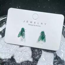 Realistic Fake Fly, Gothic Style Fake Insect Animal, Party Gag Costume, Holiday Gift, Christmas Gift, Stress Relief Toy, Party Prank Prop - Multicolor - View 2