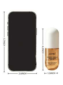 50ml Damen Duftspray & Nebel, langanhaltender natürlicher Aromatherapie-Duft, kompaktes tragbares Reiseparfüm, frischer floraler gourmander Vanille-Kokos-Duft mit Noten von Jasmin, Orchidee, Sandelholz, Ozean-Aqua.