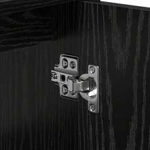 vidaXL Waschbecken-Schrank Mit Speicher Schwarze Eiche 63 X 29 X 55 Cm - nero - Visualizzare 11