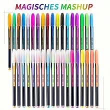12/18/36/48/60 Sparkling Gel Pen Colored Neutral Pen Ballpoint Pen Hand Account Pen Children's Luminous Sparkling Star Notes Special Color Pen Mini Sparkling Pen Candy Color Marking Pen Set Fluorescent Pen 1 0 Neutral Pen (Random Style And Color)