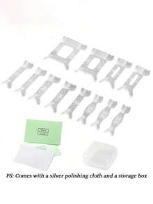 12/24/36pcs Resin Ring Adjuster Invisible Ring Size Adjustment Pad For Loose Rings, Fits All Finger Sizes Invisible Ring Sizer For Loose Rings - Multiple Finger Sizes, Comfortable & Protective Ring Adjustments - Adjust Transparent Tightener Resizing Tool Jewelry Guard For Loose Rings Ring Adjuster Fit Any Rings, Assorted Sizes Of Ring Adjuster For Women - Multicolor - View 8