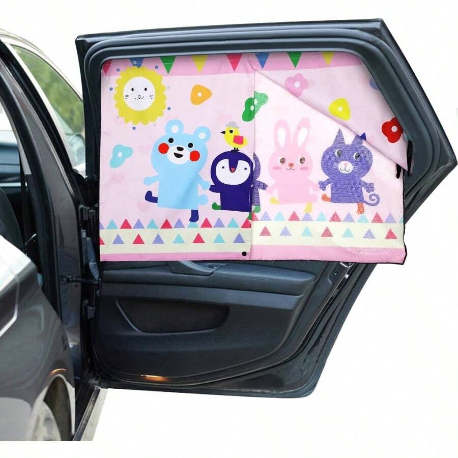 Car Window ShuttersHianjoo Parasol Magnético para Coche para Niños Cortina de Ventana de Automóvil Ventana Trasera Proteger del la Luz de Sol Rayos UV Tomados de La ManoCar Window Shutters - TomadosdeLaMano - Ver 1