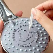 1pc Universal Bathroom Shower Head Cleaning Needle, Multi-Functional Silicone Material - Multicolor - View 1