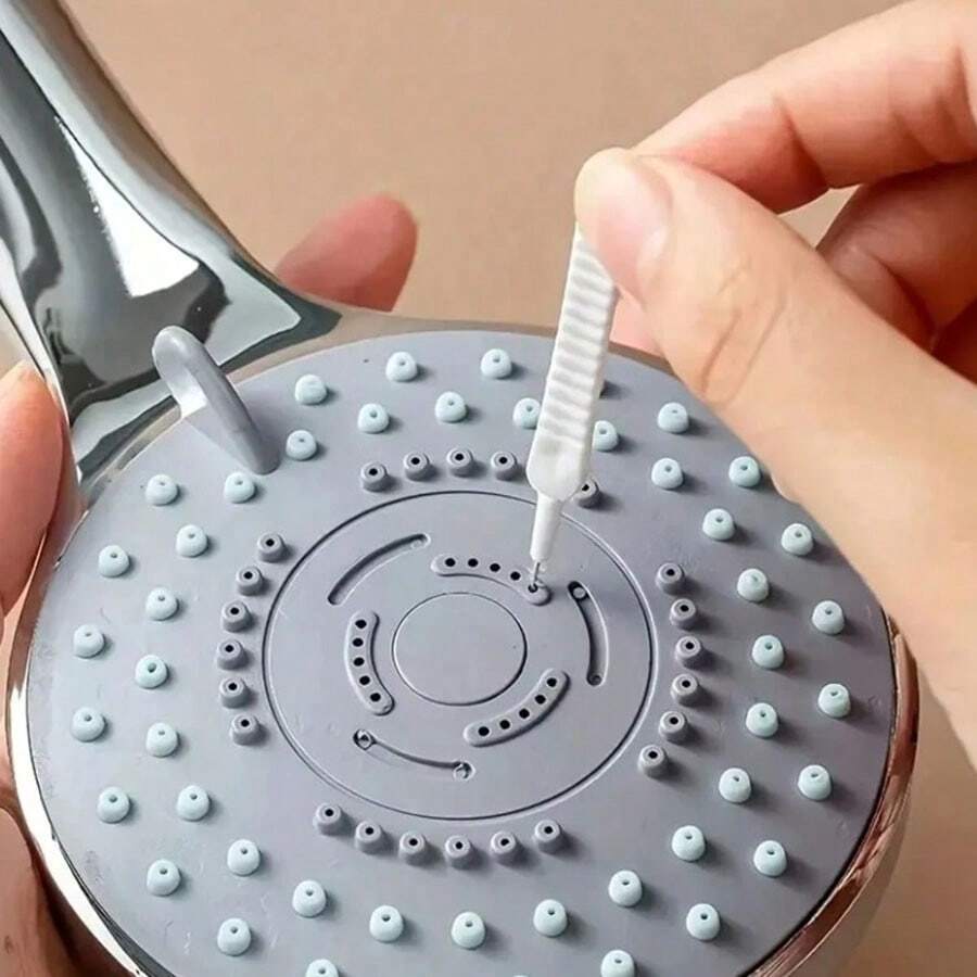 1pc Universal Bathroom Shower Head Cleaning Needle, Multi-Functional Silicone Material - Multicolor - View 1