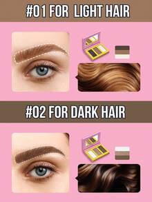 MISSLYN-TRIO BROW 高光眉粉三件套，三合一眉粉，多用途，持久防水，纯素，无动物实验，打造自然妆容，浅棕色，眉粉，高光，眼影 - #02 Cookies - 查看 5