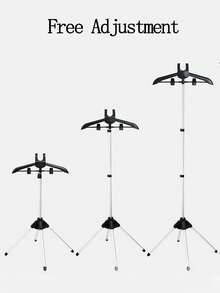 Adjustable Clothes Steamer Rack Foldable Standing Garment Hanger For Steaming Cloth 160cm Telescopic Vertical Fabric Hanging Racks