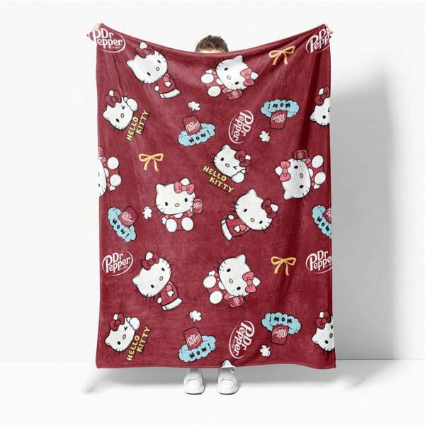 Soft Flannel Throw Blanket - Cozy And Warm For Sofa, Bed, Office And Travel - Perfect Christmas, Mother's Day And Holiday Party Gift