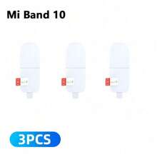 Compatible With Xiaomi Mi Band 10 9 Screen Protector 3pcs Hydrogel Film Anti-Scratch High Transparency Soft Film Flexible Cover Compatible With Xiaomi Mi Band 10 9 Smart Watch Full Screen Protection