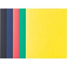 Hilroy Twin Pocket Portfolios, 9.5 X 11.75, 4-Pack, Box Of 50, Assorted Colours (06049) - Black - View 1