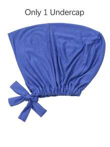 2入組女士圍巾和帽子套裝，多功能Hijab帽子適用於Abaya服裝，帶有雪紡圍巾的彈性帽子，適用於休閒裝