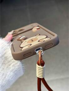 1pc 3D Animal Pattern Phone Case, Anti-Drop Full Coverage Camera Protection, Fashionable Phone Case Compatible With Samsung Galaxy A05, A05S, A06, A14, A15, A16, A32 4G, A33 5G, A34, A35, A52, A54 5G, A55 5G, S20 FE, S21 FE 5G, S23, S23 FE, S23 Ultra, S23+, S24, S24 FE, S24 Ultra, S24+ And Compatible With IPhone 11, 11 Pro Max, 12, 12 Pro, 12 Pro Max, 13, 13 Pro, 13 Pro Max - Multicolor - View 9