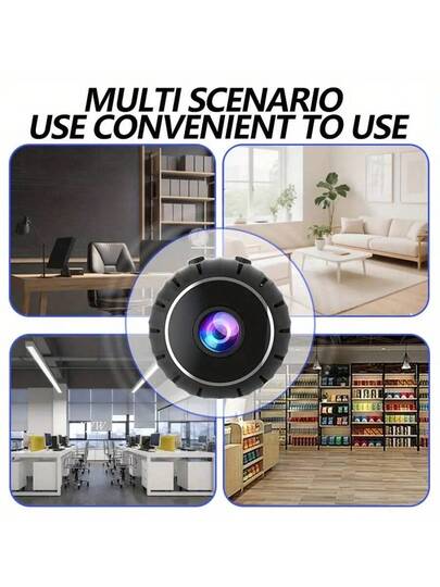 1pc Small 1080p Spy Camera, 2.4G Wireless WiFi Hidden Full HD Home/Office Security. view 5