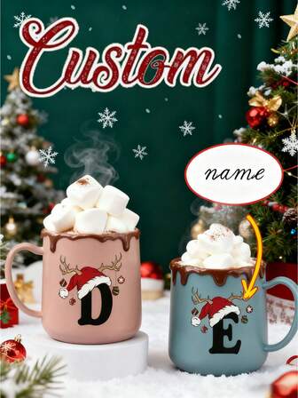 Custom Name Personalized Gift Mug,Customized Name Mug, Multiple Colors Available, Suitable For Washing, Beer, Juice, Milk, Coffee Use, Unique Gift For Special Occasions, Personalized Photo Coffee Mug, Custom Camping Mug, Custom Christmas Gift, Personalized Anniversary Photo Mug, Perfect Gift For Family,Festive Calendar