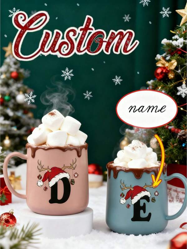 Custom Name Personalized Gift Mug,Customized Name Mug, Multiple Colors Available, Suitable For Washing, Beer, Juice, Milk, Coffee Use, Unique Gift For Special Occasions, Personalized Photo Coffee Mug, Custom Camping Mug, Custom Christmas Gift, Personalized Anniversary Photo Mug, Perfect Gift For Family