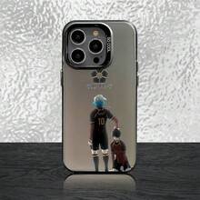 Funda de teléfono Kaiser Isagi Yoichi B-Blue L-Lock compatible con  17,16,15,14,13,12,11,Pro,Max,Plus,Mini,Air,SE4 negra mate a prueba de golpes, compatible con funda de  17, funda de  17 Pro, funda de  17 Pro Max - z5 - Ver 2