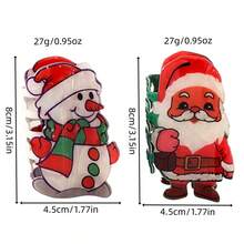 1pc Christmas Snowman & Shark Cartoon Hair Clip, Versatile Gingerbread Man Design, Casual Party, Cute Retro Elegant Style, Suitable For Ponytail, Autumn/Winter, Great Gift For , Christmas, New Year Fall Hair Accessories Elegant Claw Clips Winter Hair Claws Fashion Hair Clutch - Multicolor - View 3