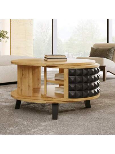 Couchtisch, Drehtisch, Beistelltisch Mit Versteckter Interner Ablage view 9