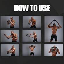 Shaker  Arm Trainer,Workout Equipment,Adjustable Chest Expander-Exerciser - Black Blue - View 5