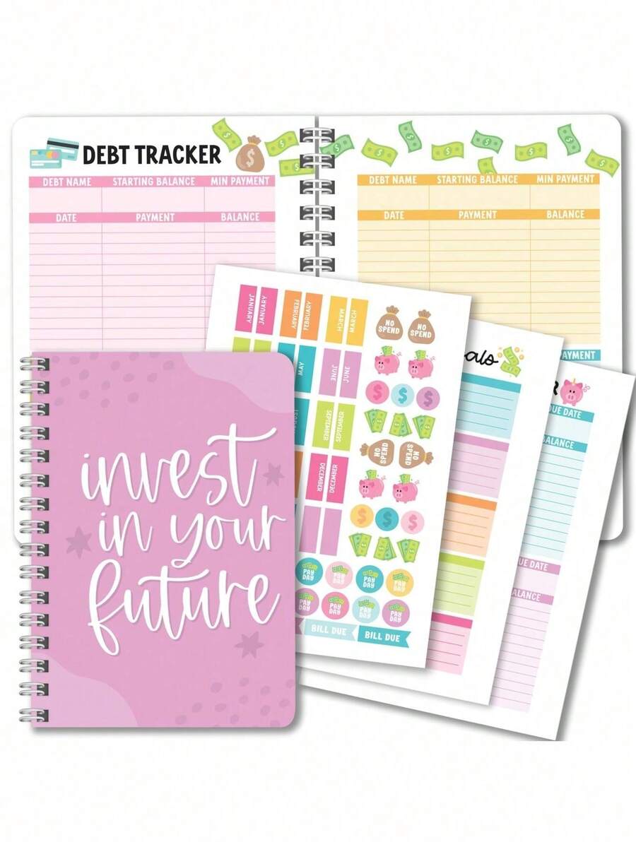 2025-2026 Budget Planner, 1 Piece, Calendars And Planners, Hadley Designs - Purple - View 1