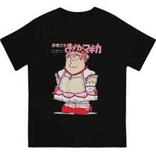 2026New Arrival Mens Clothes Tee Shirt Homme Graphic T-Shirts Men Tshirt For Men Ropa Hombre Funny Magical Girl Classic 70373 - màu đen - Xem 1