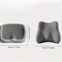 2件/1件装汽车增高坐垫及腰部支撑套装 | 符合人体工程学设计 | 提升驾驶视野，长时间乘坐舒适 | 柔软记忆海绵提供支撑 | 适用于轿车、SUV和卡车 - 彩色 - 查看 8