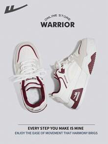 WARRIOR 战士舒适街头风格雪地靴女秋冬舒适跑步鞋朴素风格休闲而时尚的运动鞋全年适用耐磨全天穿着训练运动鞋保暖内衬运动鞋