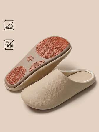 Pantuflas silenciosas, estilo de mujer, para todas las estaciones en invierno, suela suave y silenciosa, para interior y hogar, cálidas y antideslizantes, de piel de PU, nuevo estilo de primavera y otoño, pantuflas de mujer, pantuflas de mujer para el hogar