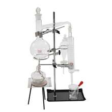 Professional High Borosilicate Glass Distillation Kit With 500ml Flask & Iron Stand: A Complete Set For Home DIY Essential Oil Extraction, Pure Dew, And Distilled Water Making, Featuring A Serpentine Condenser And Thermometer - Clear - View 12