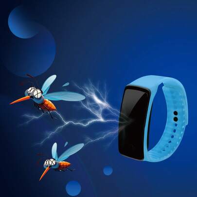 1pc Men/Women Anti-Mosquito Bracelet, Physical Mosquito Repellent Wristband, Outdoor Fishing Mosquito Repellent, Travel Mosquito Repellent Watch, Hiking Portable Mosquito Repellent, Home Party Mosquito Repellent, Bedroom Sleep Mosquito Repellent, Fashionable Soft & Comfortable, Suitable For Long-Term Wear, Minimalist, Classic, Gift For Family & Friends, Unisex