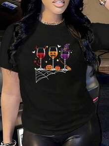 MURAMASA Camiseta con estampado de halloween - Negro - Ver 7