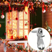 ZZXC HiGift Light Hanger Hooks Stainless Steel Screw In Hooks For Outdoor String Lights Christmas Light Hooks Light Wire And Led Fairy Led Light Clips 18 Pack Wire Hooks - Bạc - Xem 5