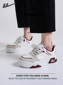 WARRIOR 战士舒适街头风格雪地靴女秋冬舒适跑步鞋朴素风格休闲而时尚的运动鞋全年适用耐磨全天穿着训练运动鞋保暖内衬运动鞋