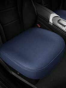 PU皮革座椅套，座椅保护套，汽车座椅垫，包裹式舒适汽车安全座椅套，适用于前排座椅，侧翻式开口，通用型汽车前排座椅套垫，包边设计，透气保护垫 - 彩色 - 查看 11