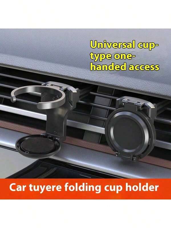 Wielofunkcyjny uchwyt na kubki samochodowe, zawiera uchwyt na napoje, półkę na butelkę z wodą i popielniczkę do otworu wentylacyjnego w samochodzie