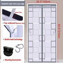 حزام باب عزل مغناطيسي، يمنع دخول الهواء البارد/الساخن، مصنوع من EVA، مناسب للغرف المكيفة والمدفأة بالهواء، مطابخ المنزل