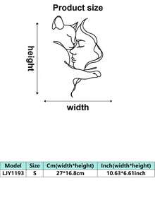 1 decor elegant de perete cu pisică și metal, perfect pentru îmbunătățirea ambianței casei, cadou excelent pentru casă nouă. - Multicolor - Vizualizare 8