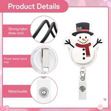 1 Peça Clipe Versátil de Crachá, Crachá Acrílico Personalizado com Contas Verdes para Crachá de Identificação, Carretel de Crachá Retrátil Divertido para Enfermeira, Porta-Cartão de Nome Prático para Enfermeiras, Equipe Médica, Médicos, Estudantes, Professores, Trabalhadores de Escritório, Homens e Mulheres, Ótimo Presente para Família e Amigos - Pérola Verde Ganso