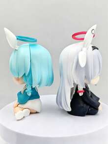 Arhivă Albastră - A.R.O.N.A. și Plana, Personaj Anime Drăguț, Figurină din PVC, Jucărie de Colecție, Model de Jucărie pentru Cadou și Ornamente de Colecție - 10 cm / 3,94 inci - Multicolor - Vizualizare 7