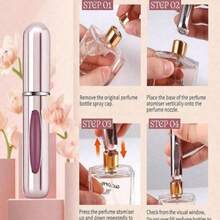10pcs/Set 5ml Refillable Perfume Atomizer, Mini Portable Spray Bottles, Cologne Mist Sprayer, Leak-Proof Mini Perfume Bottle. Suitable For Night Out, Travel, Party And Dates. - Zk04 - Xem 7