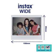 PACK 40 PELICULA INSTAX WIDE - FUJIFILM- 40 Fotos (2 Paquetes de 20) - Blanco - Ver 2