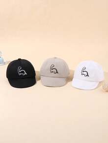 1/3Pcs Baby Newsboy Cap, Stylish Knit Hat With Soft Brim For Special Occasions - Multicolor - View 4