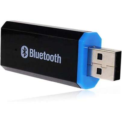 USB Bluetooth Car Adapter,Wireless Audio Adapter Music Receiver For Home,Car Stereo Sound System,Portable Speskers (Aux In) With 3.5mm Cable(Yet-M1)