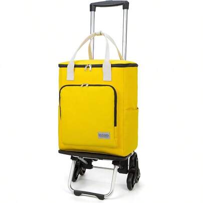 Versatile And Lightweight Portable Shopping Carts For Effortless Grocery Hauling, Stylish Outdoor Adventures, And Convenient Errands – Perfect For Farmers' Markets, Picnics, And Everyday Use – Durable Design With Smooth Rolling Wheels, Ample Storage Space, And Easy Folding Mechanism For Ultimate Convenience And Functionality – Ideal For Busy Families, Shoppers, And Trendsetters Seeking Practical Solutions For Modern Living.